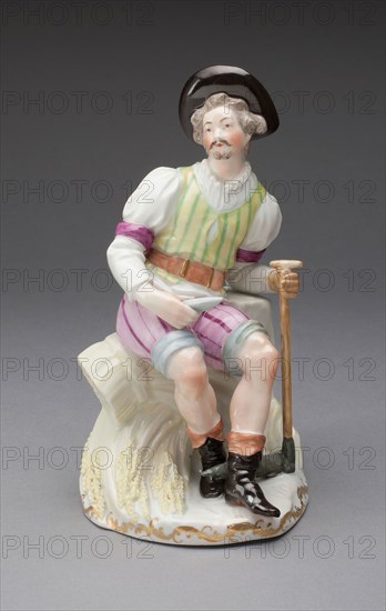 Figure of Summer, c. 1770, Vienna State Porcelain Manufactory, Austrian, 1744-1864, Vienna, Hard-paste porcelain, polychrome enamels, and gilding, 19.1 x 11.4 x 10.2 cm (7 1/2 x 4 1/2 x 4 in.)
