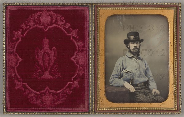 Untitled, c. 1850, American, 19th century, United States, Daguerreotype, 14 x 10.8 cm (plate), 15.1 x 12 x 1.4 cm (case)