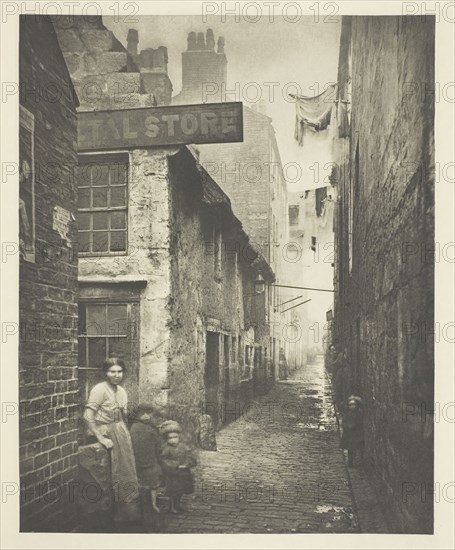 Old Vennel off High Street, 1868, Thomas Annan, Scottish, 1829–1887, Scotland, Photogravure, plate 2 from the book "The Old Closes & Streets of Glasgow" (1900), 21.6 x 17.3 cm (image), 38.2 x 27.3 cm (paper)