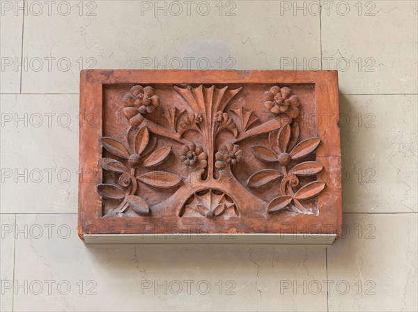 Rosenfeld Building: Spandrel Panel, 1881/82, Adler & Sullivan, American, 1883-1895, United States, Terra-cotta, 26 3/4 × 41 1/4 × 6 1/2 in. (not including projecting ornament)