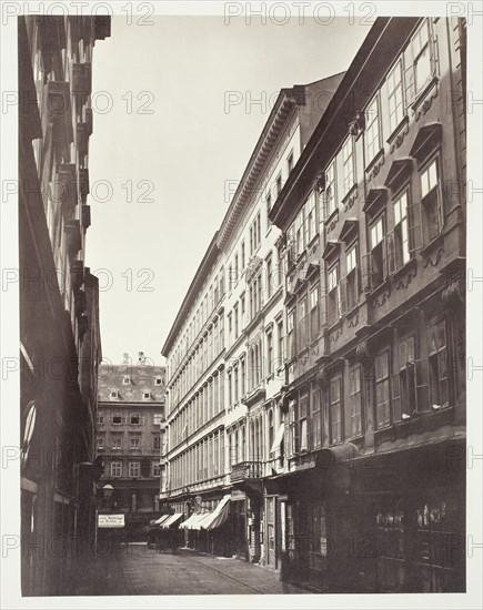 Wollzeile No. 3, Zinshaus des Peter Ritter von Calvagni, 1860s, Austrian, 19th century, Austria, Albumen print, 29.9 × 23 cm (image/paper), 61.2 × 42.7 cm (album page)