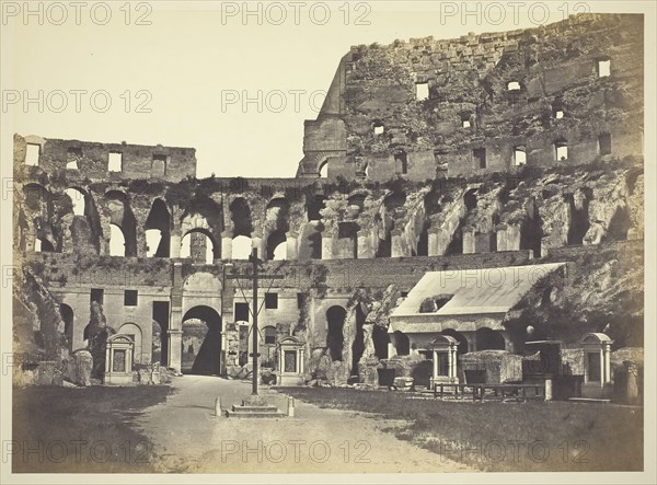 Coliseum, c. 1867, Robert MacPherson, Scottish, 1811–1872, Scotland, Albumen print, 30.2 x 41.1 cm (image/paper), 49 x 64 cm (mount)