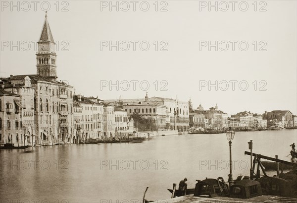 Untitled (20), c. 1890, edited by Ferdinando Ongania, Italian, 1842–1911, Italy, Photogravure, No. 20 from the portfolio "Calli, Canali e Isole della Laguna