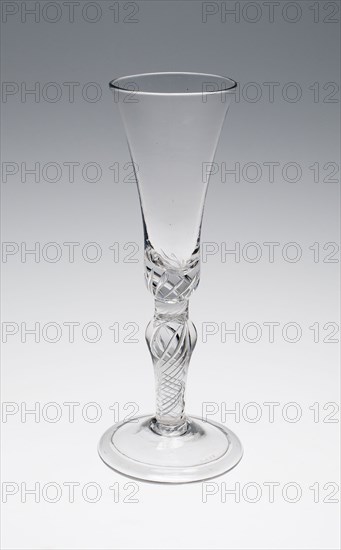 Wine Glass, c. 1750, England, Glass, H. 20.2 cm (7 15/16 in.)