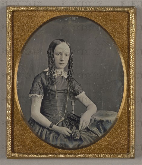 Untitled, 1839/60, 19th century, Unknown Place, Daguerreotype, 8.3 x 7 x 0.5 cm