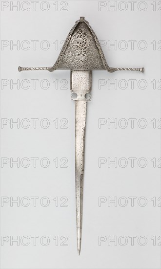 Parrying Dagger, 1650/60, South Italian or Spanish, Italy, Steel, iron, and wood, Overall L. 51.5 cm (20 1/4 in.)