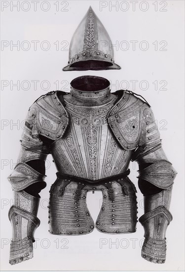 Half Armor, c. 1560/70, Italian, Italy, Steel, H. cuirass with tassets: 94 cm (37 in.)