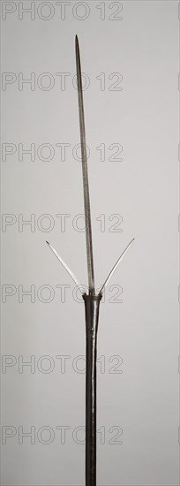 Brandistock, 1580, Italian (Milanese), Italy, northern, Iron, Staff L. 91 cm (35 13/16 in.)