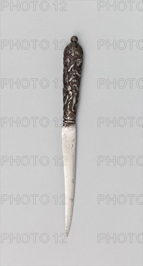 Knife, 17th century, Probably Italian, Europe, Steel and iron