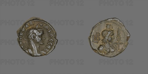 Coin Portraying Emperor Claudius II Gothicus, AD 268/270, Roman, minted in Alexandria, Egypt, Roman Empire, Billon, Diam. 2.3 cm, 10.71 g