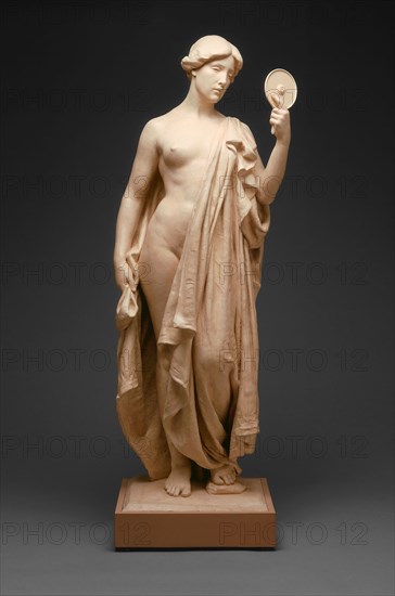 Truth, 1900, Daniel Chester French, American, 1850–1931, United States, Plaster, H.: 148.6 cm (58 1/2 in.)