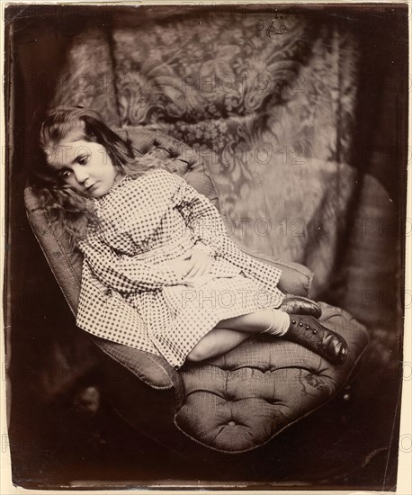 Margaret Frances Langton Clarke, 1864, printed c. 1866, Lewis Carroll (Reverend Charles Lutwidge Dodgson), English, 1832–1898, England, Albumen print, 14.8 × 12.1 cm (image), 15.1 × 12.5 cm (paper)