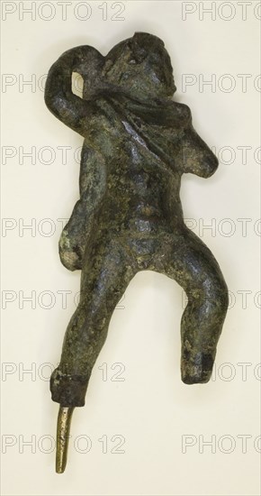 Statuette of Herakles, 3rd century BC, Etruscan, Etruria, Bronze, 6.5 × 4 × 3.5 cm ( 2 9/16 × 1 1/2 × 1 3/8 in.)