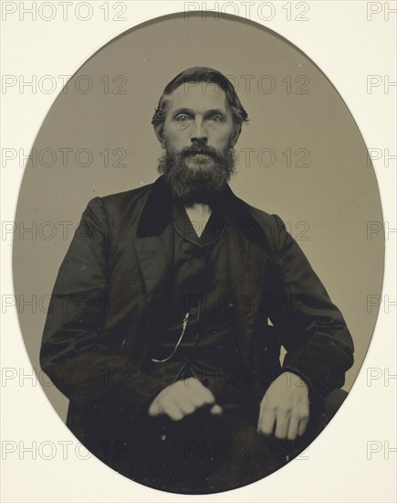Untitled (Portrait of a Man), 1850–1900, American, 19th century, United States, Tintype, 17.3 x 13.4 cm (image, approx.), 21.6 x 16.6 cm (plate)