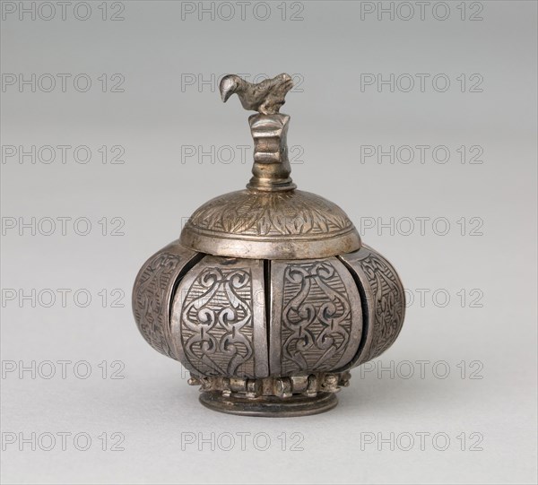 Pomander, 19th century, Spanish, Spain, Silver, 5.1 x 4 cm (2 x 1 9/16 in.)