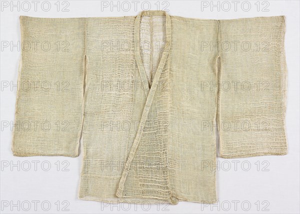 Mizugoromo, 18th century, Edo period (1615–1868), Japan, Hemp, plain weave with areas of displaced wefts, 99.1 x 131.7 cm (39 x 51 7/8 in.)