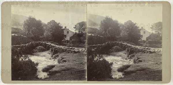 Untitled (Wasdale), 1860s, Cumbria, Albumen print, stereo, 8 × 7.9 cm (each image), 8.1 × 17.9 cm (card)