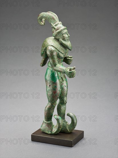 Statuette of a Striding Figure, 3000/2800 BC, Proto-Elamite or Mesopotamian, Mesopotamia, Copper, 17.2 × 5.7 × 5.7 cm (6 3/4 × 2 1/4 × 2 1/4 in.)