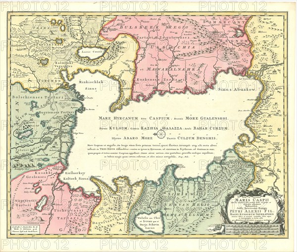 Map, Reinier Ottens (1698-1750), Jacob Keyser (1710-1745 fl.), Copperplate print