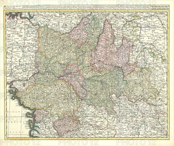 Map, Gerhard Valk (-1726), Copperplate print
