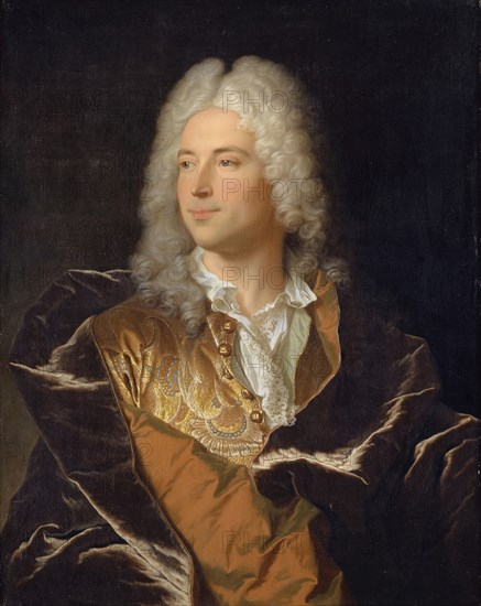 Portrait of the Chevalier Lucas Schaub of Basel, 1722, oil on canvas, 81.8 x 64.5 cm, unsigned, Hyacinthe Rigaud, Perpignan 1659–1743 Paris