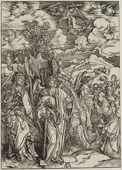 Albrecht Dürer, German, 1471-1528, The Four Angels Holding the Winds ...