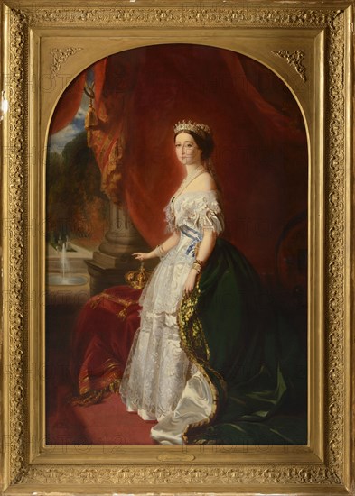 From Winterhalter, Empress Eugenie de Montijo, wife of Napoleon III