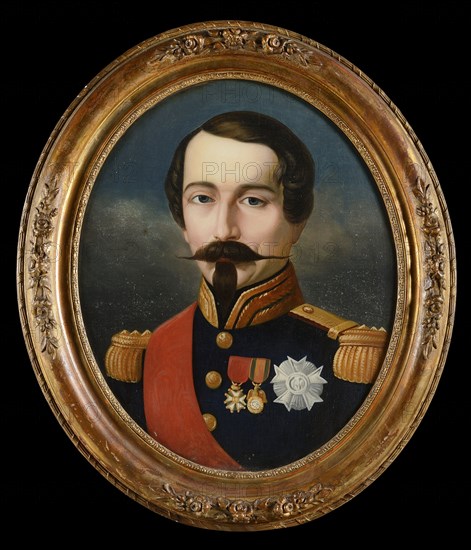 French Emperor Napoleon III in the uniform of a general