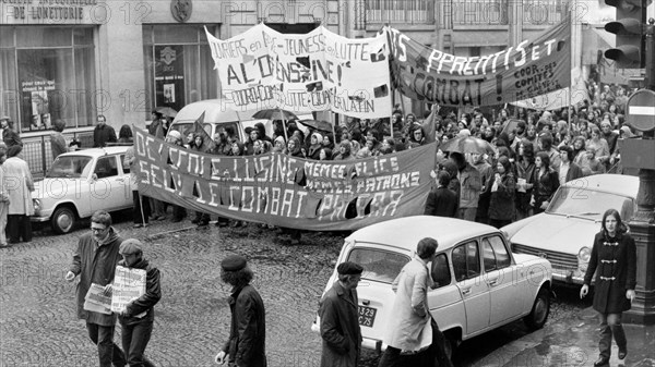 Annual demonstration for Labor Day, Paris, 1973