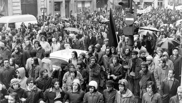 Manifestation du 1er mai 1973 à Paris