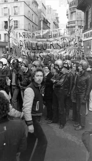 Manifestation du 1er mai 1973 à Paris