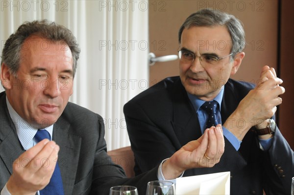 François Bayrou et François d'Orcival