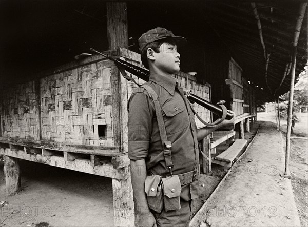 Ethnic Karen guerrilla in Myanmar