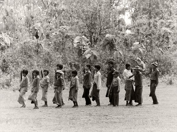 Ethnic Karen guerrilla in Myanmar