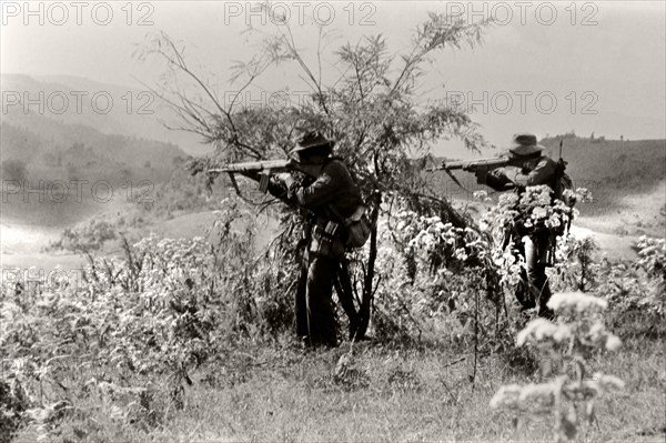 Ethnic Karen guerrilla in Myanmar