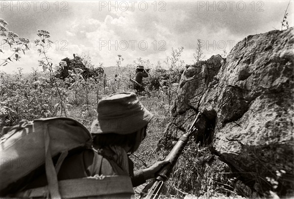 Ethnic Karen guerrilla in Myanmar