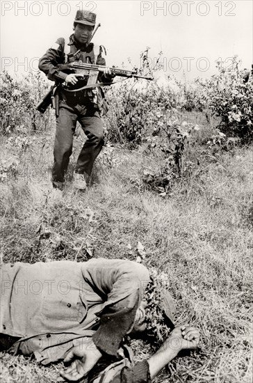 Ethnic Karen guerrilla in Myanmar