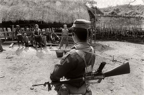 Ethnic Karen guerrilla in Myanmar