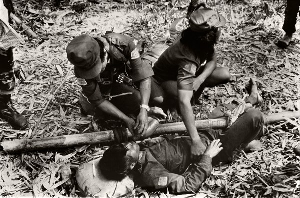 Ethnic Karen guerrilla in Myanmar