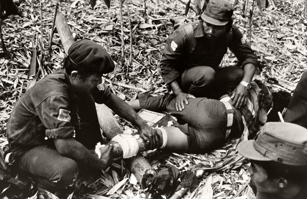 Ethnic Karen guerrilla in Myanmar