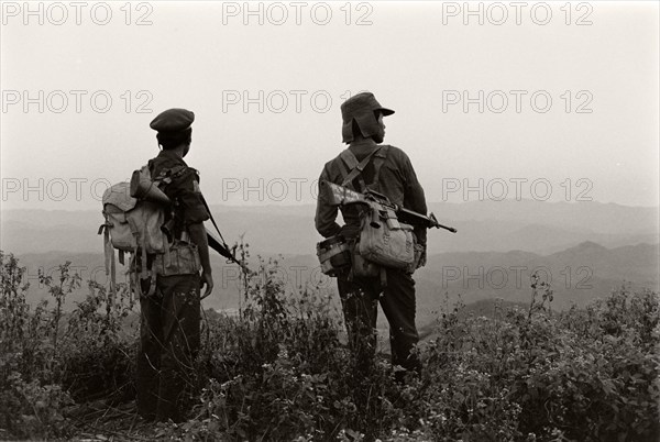 Ethnic Karen guerrilla in Myanmar