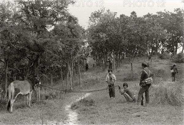 Ethnic Karen guerrilla in Myanmar