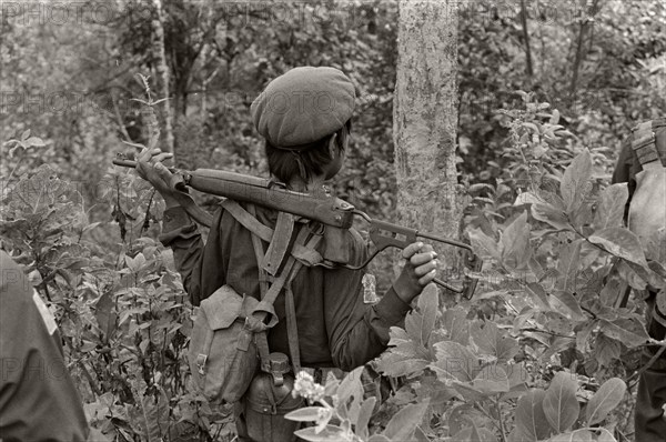 Ethnic Karen guerrilla in Myanmar