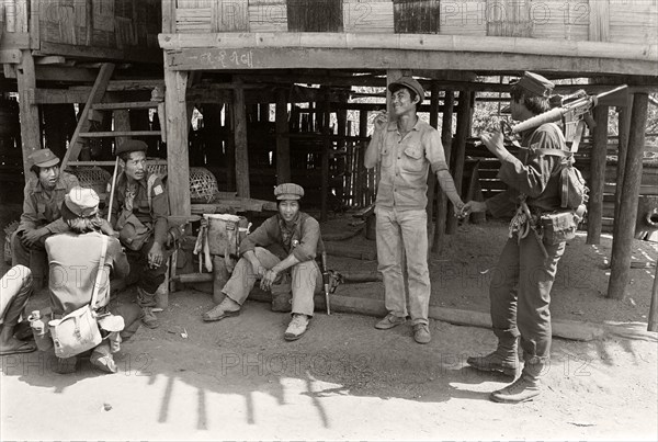 Ethnic Karen guerrilla in Myanmar