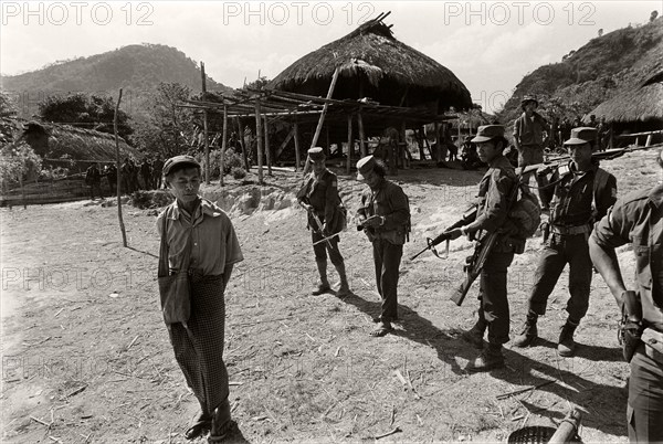 Ethnic Karen guerrilla in Myanmar