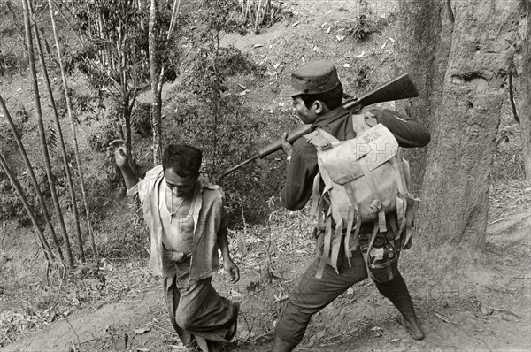 Ethnic Karen guerrilla in Myanmar