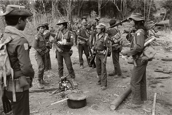 Ethnic Karen guerrilla in Myanmar