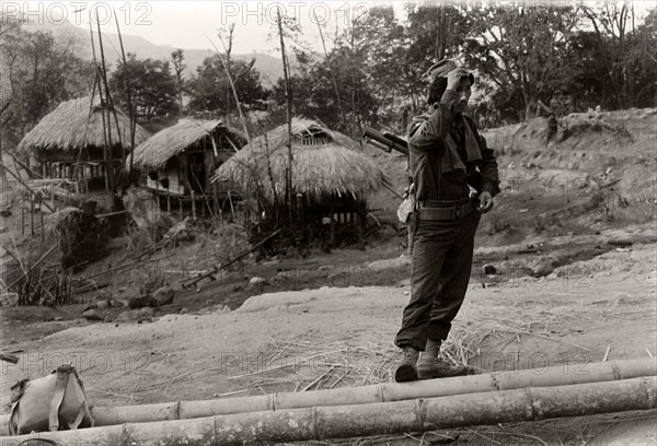 Ethnic Karen guerrilla in Myanmar