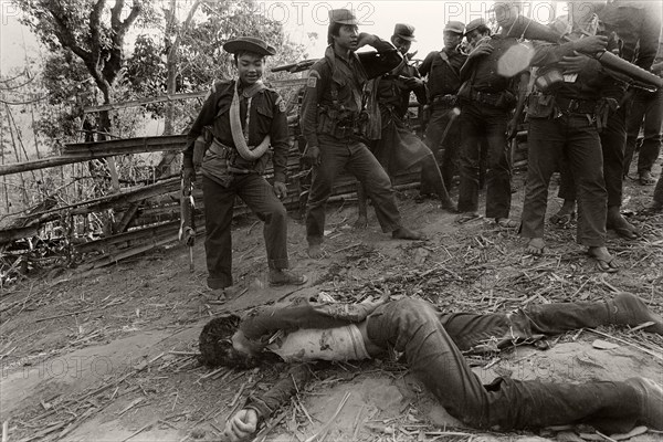 Ethnic Karen guerrilla in Myanmar