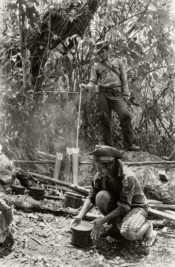 Ethnic Karen guerrilla in Myanmar